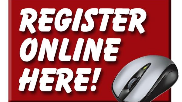 Register online here graphic image