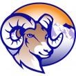 Beattie Elementary logo featuring a ram head