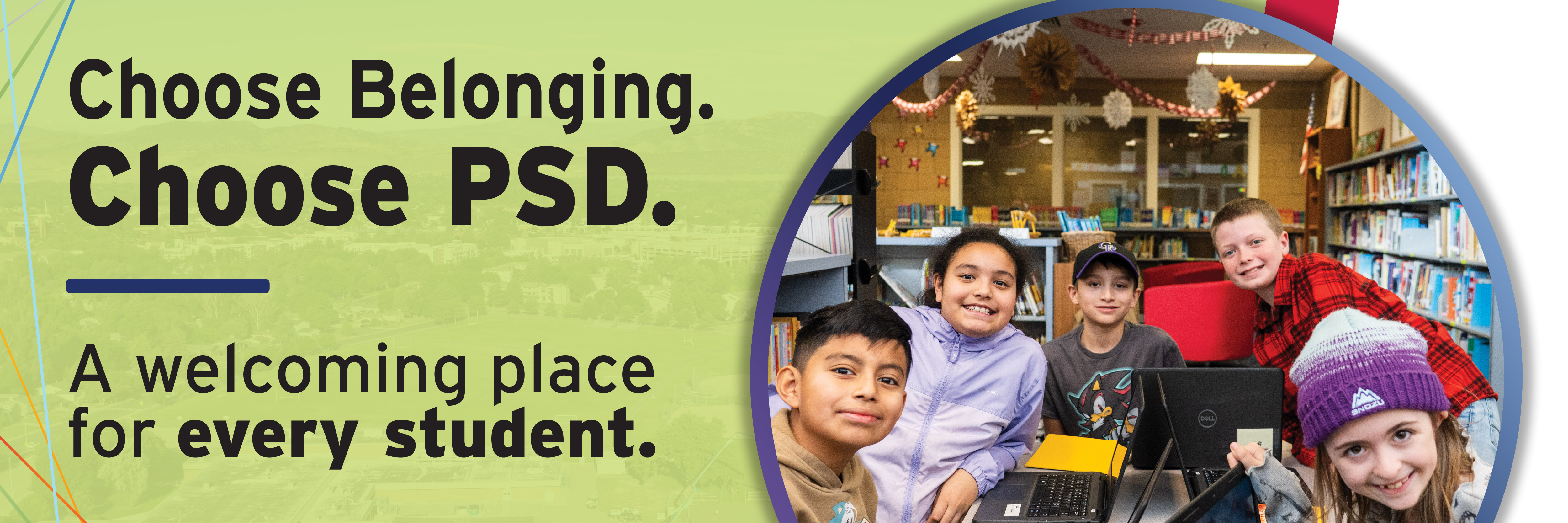 smiling elementary students
