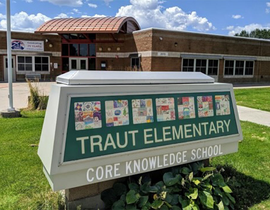 Exterior photo of Traut core knowledge elementary school