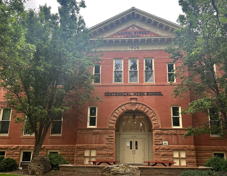 exterior of Centennial High School