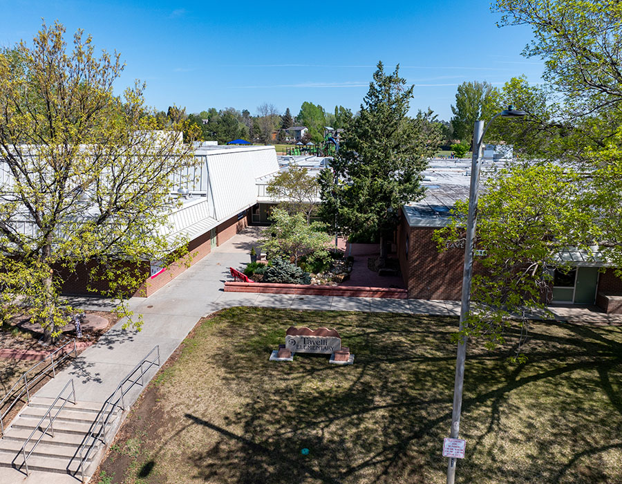 exterior of Tavelli elementary 