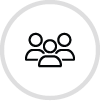 People icon representing students