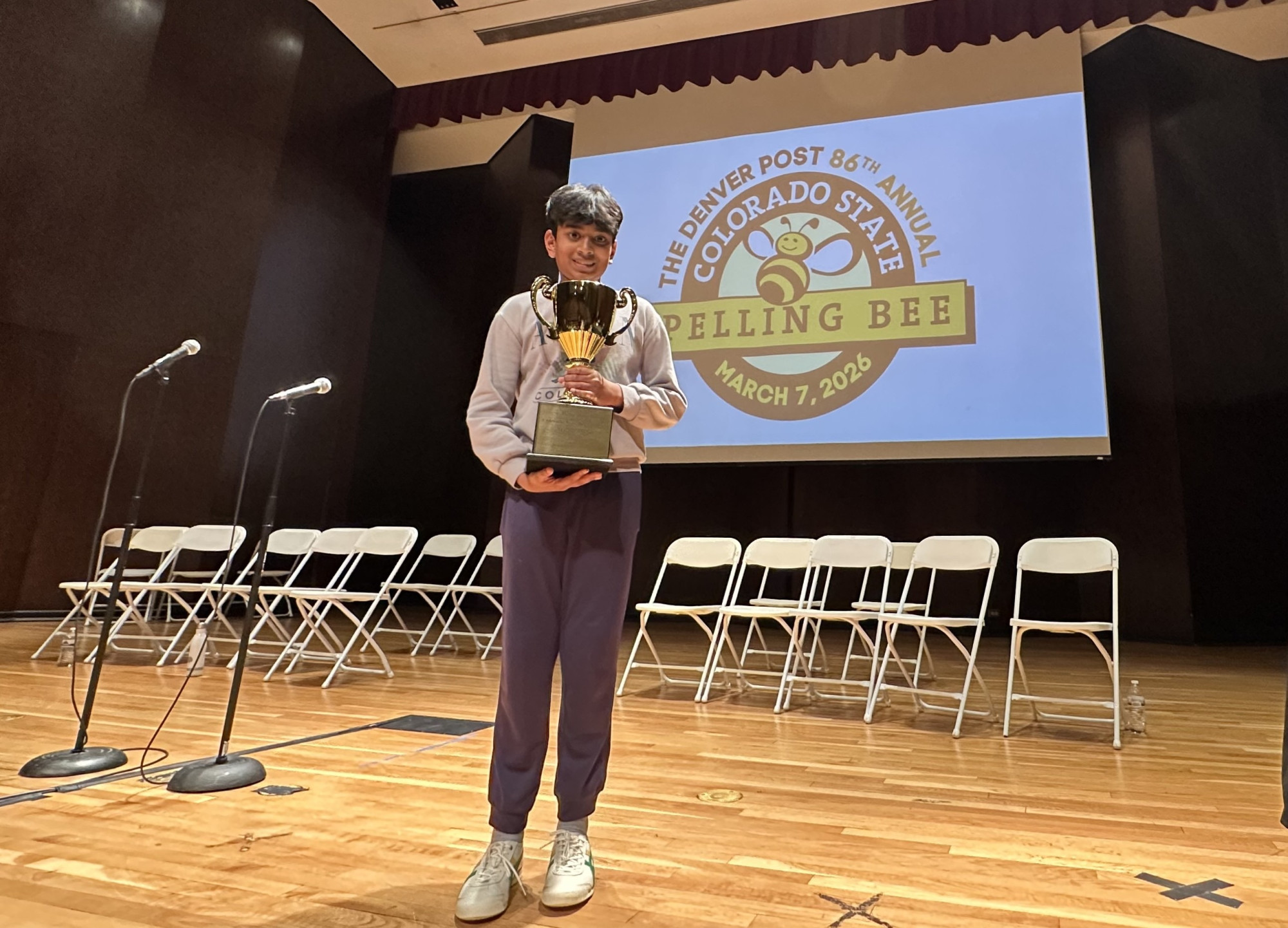 Poudre School District student Nikhil Ganta