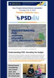 PSD Now Feb. 8 image - Text is in the linked newsletter