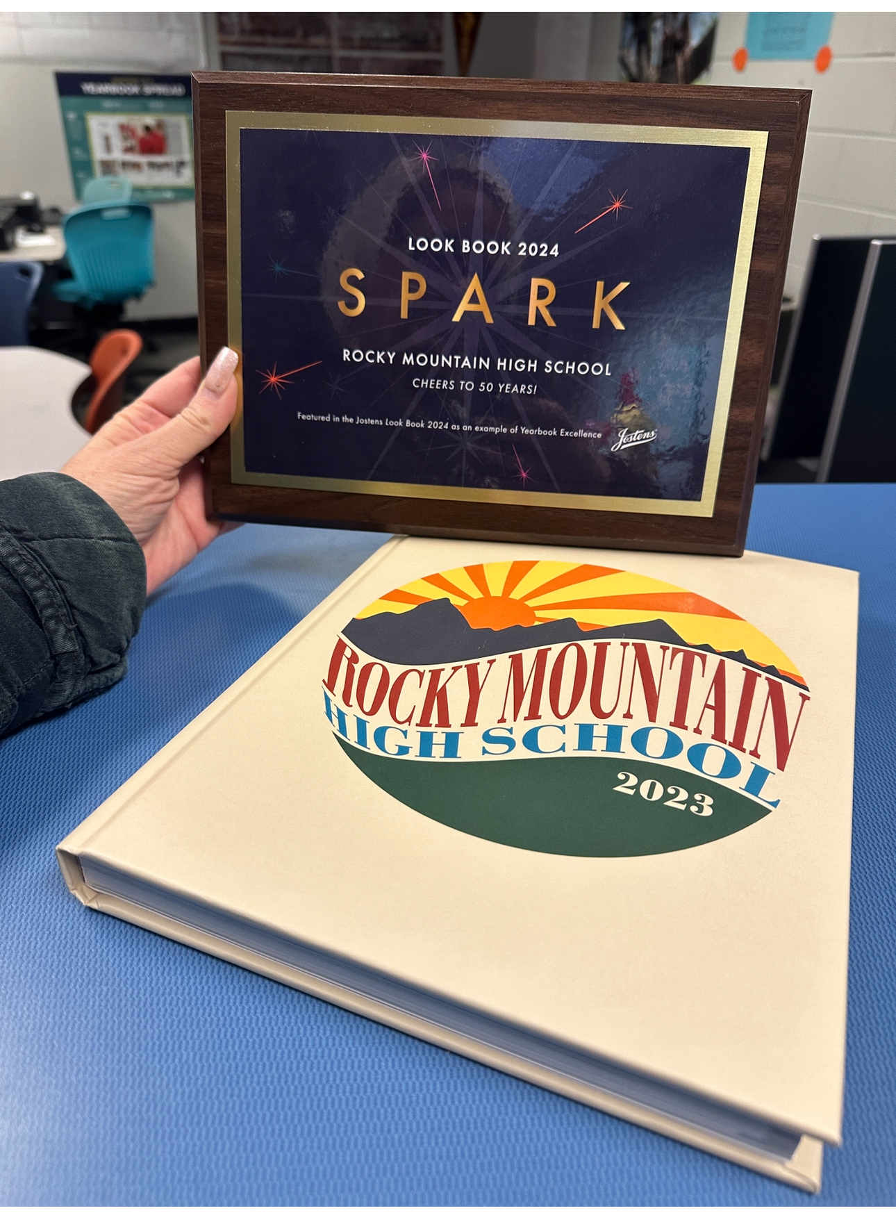 Jostens Yearbook Award plaque