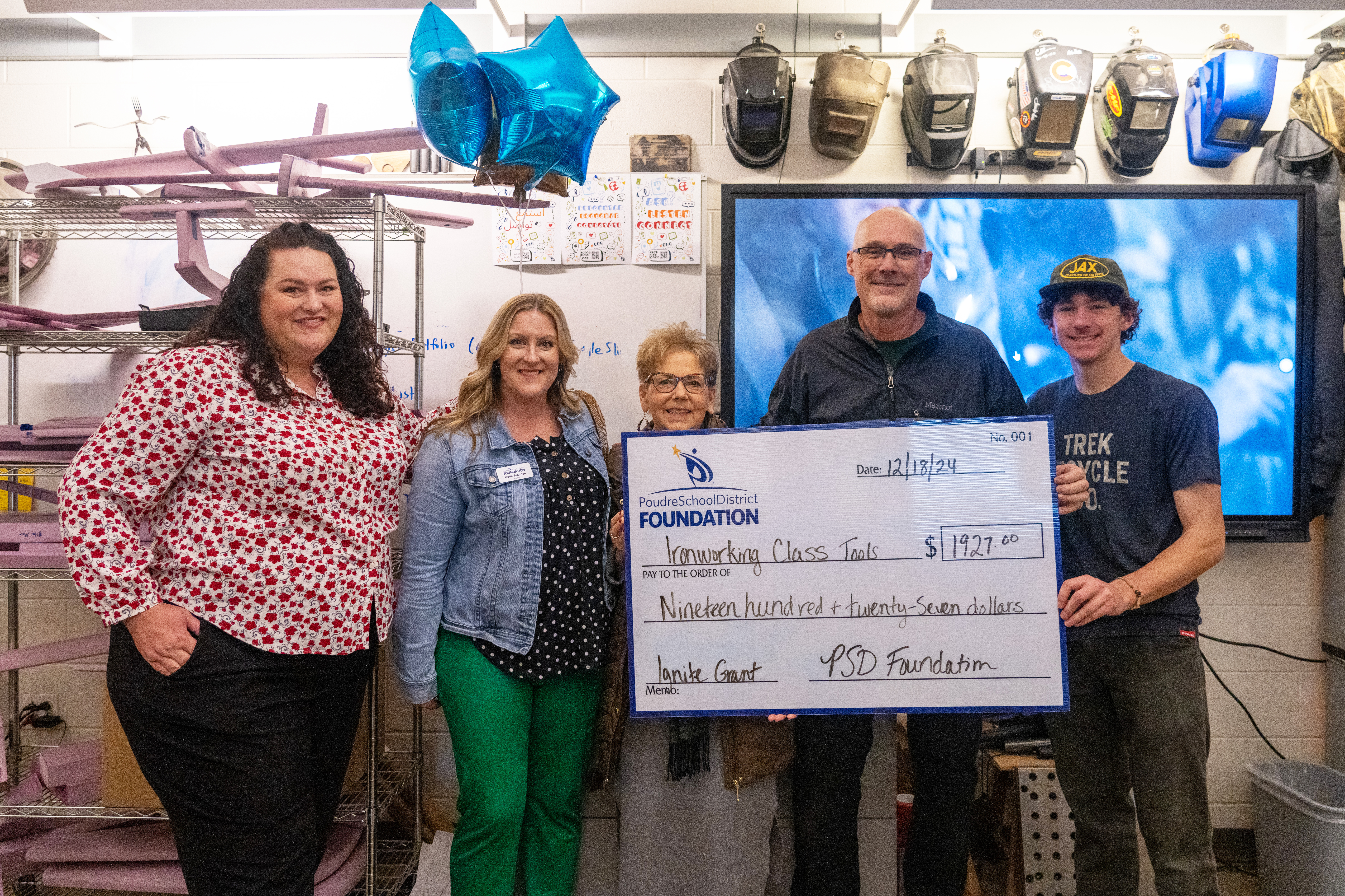 Fossil Ridge Ironworking program receives an Ignite grant.