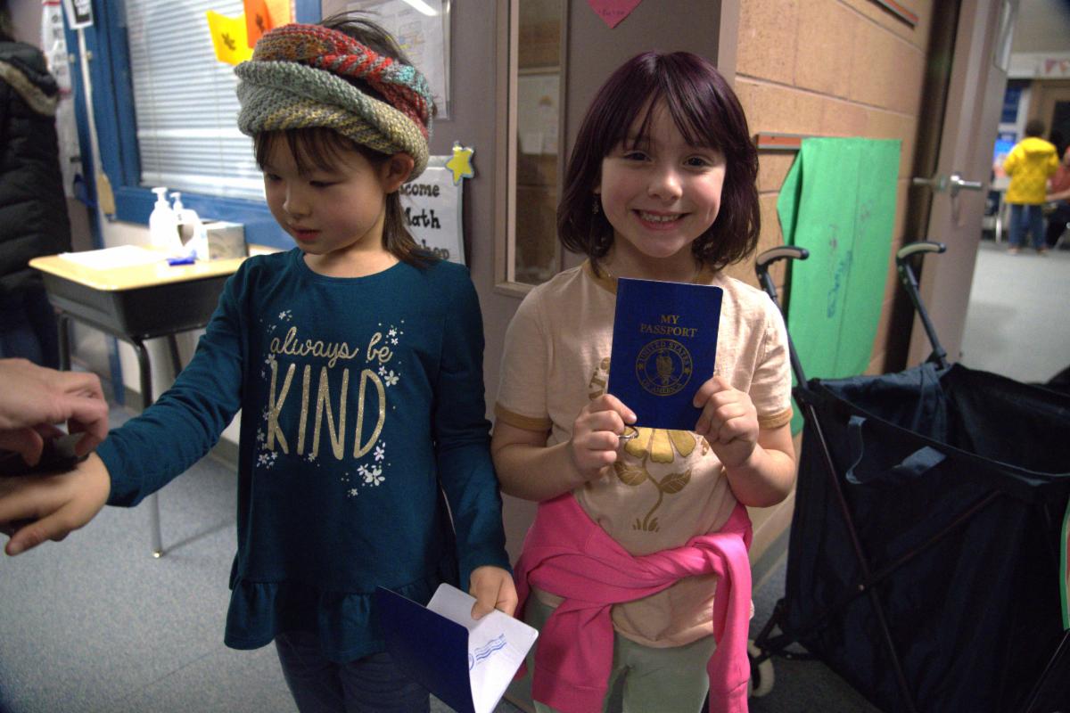 Werner Elementary students celebrate International Night.