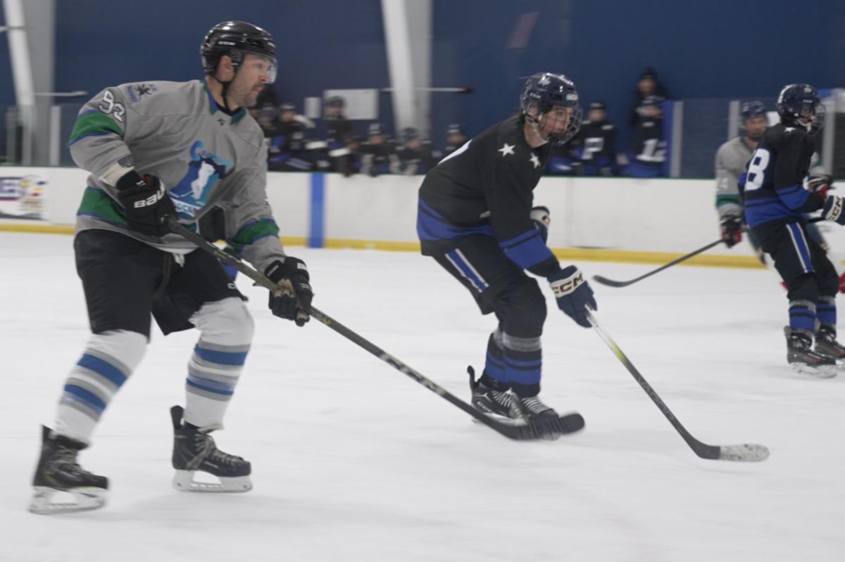 PSD student hockey players.