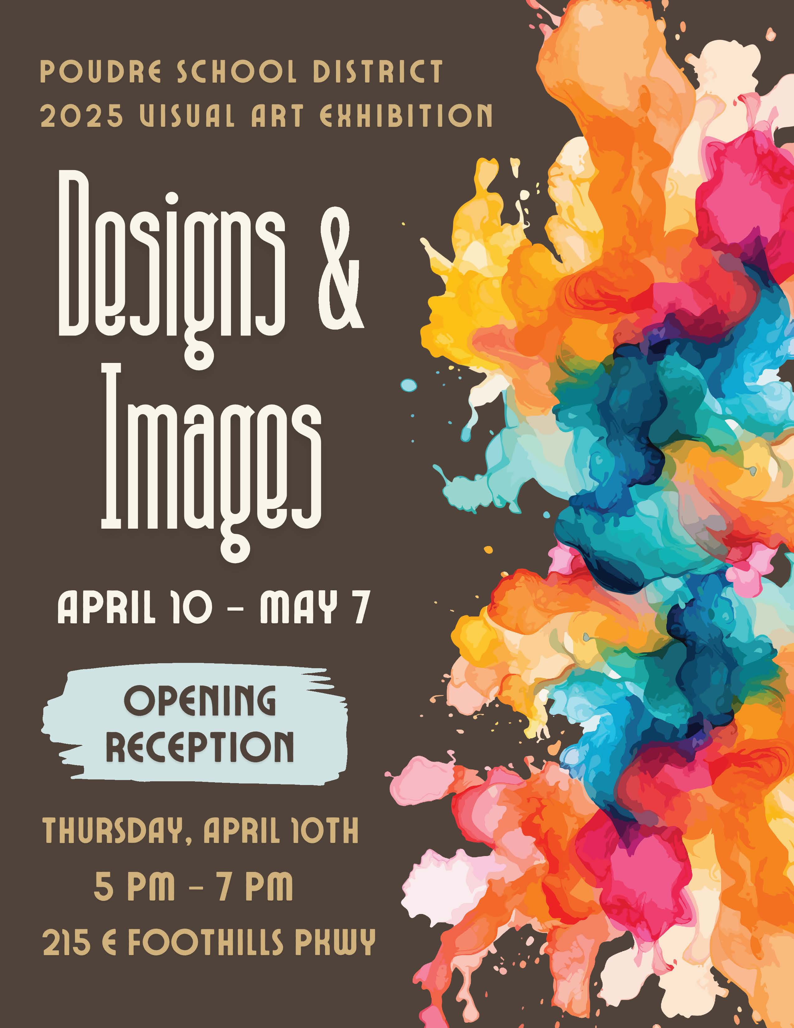 Designs and Images Art Show flier - content in the linked PDF document. 