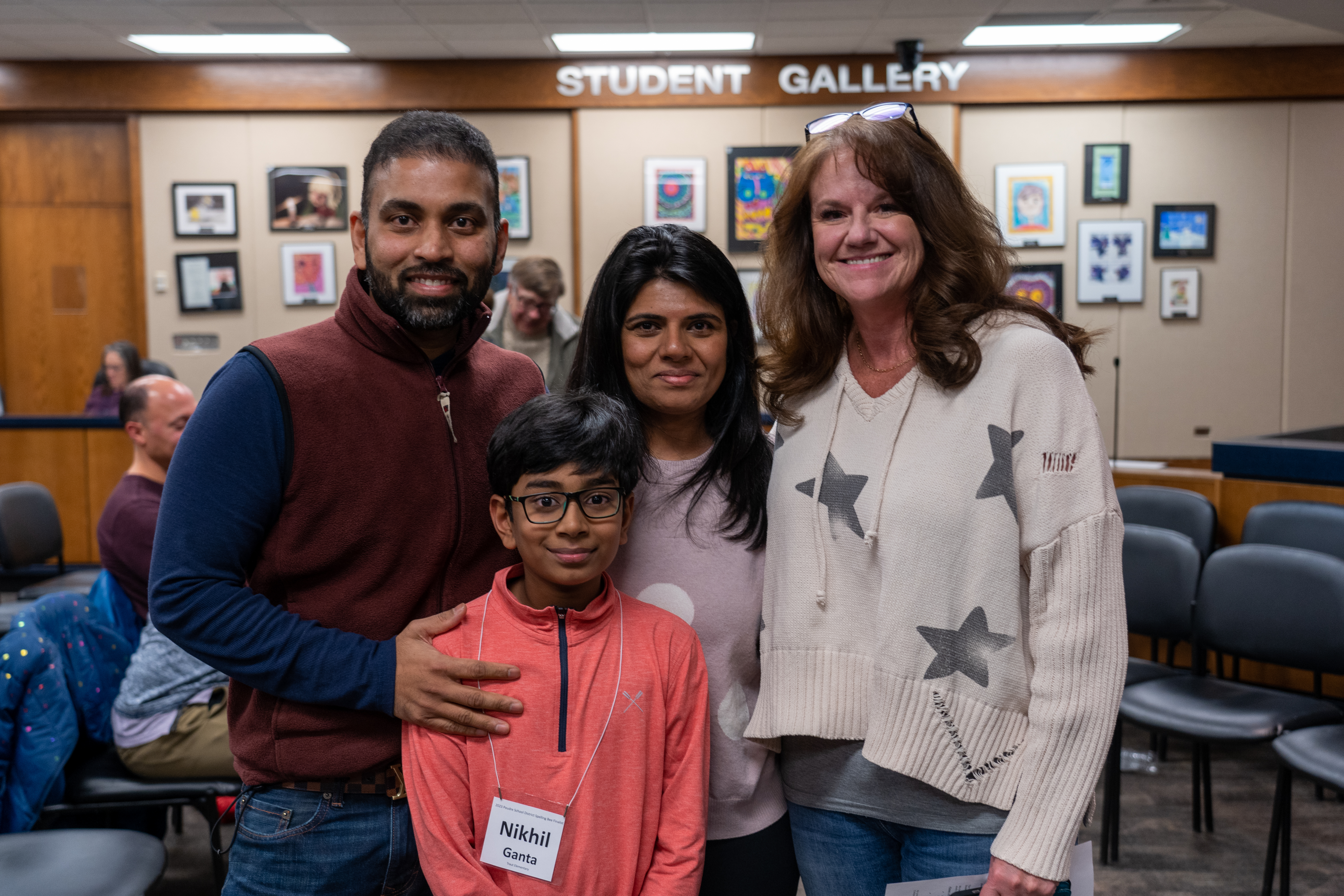 Nikhil Ganta, Traut Elementary School student, is the PSD 2023 spelling bee champion.