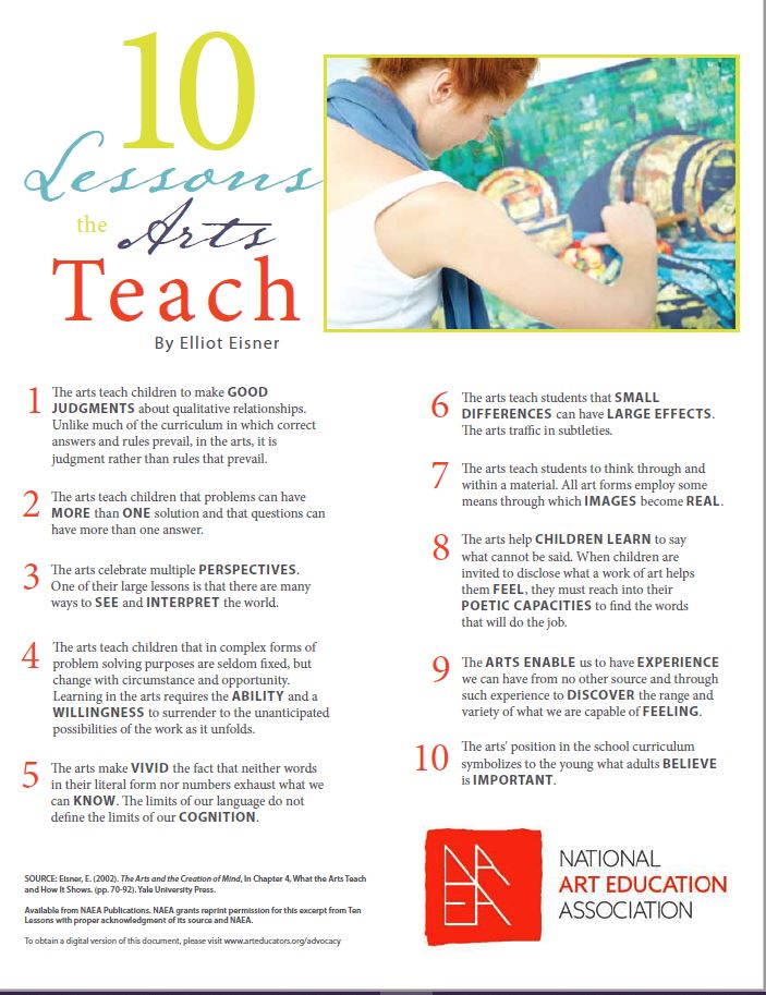 10 Lessons the Arts Teach