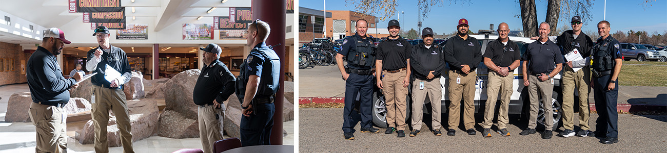 PSD Security Team in action during Lockdown Week.