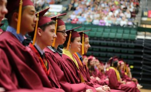 Graduates sitting